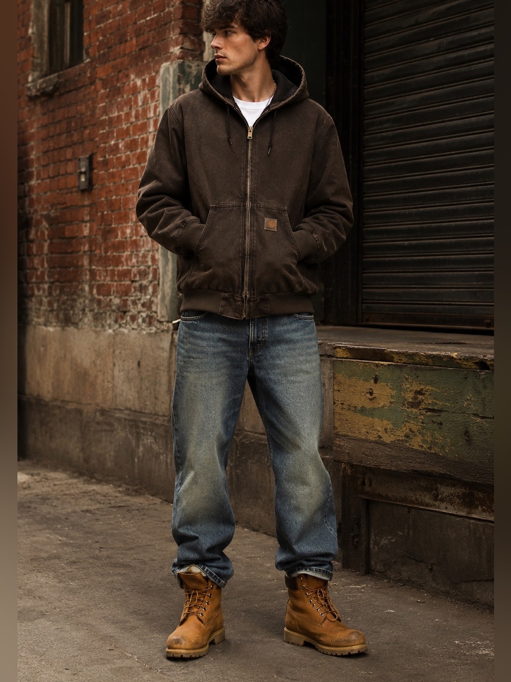 Timberland Wheat Leather Boots | Y2K Heritage Workwear Dadcore 11M